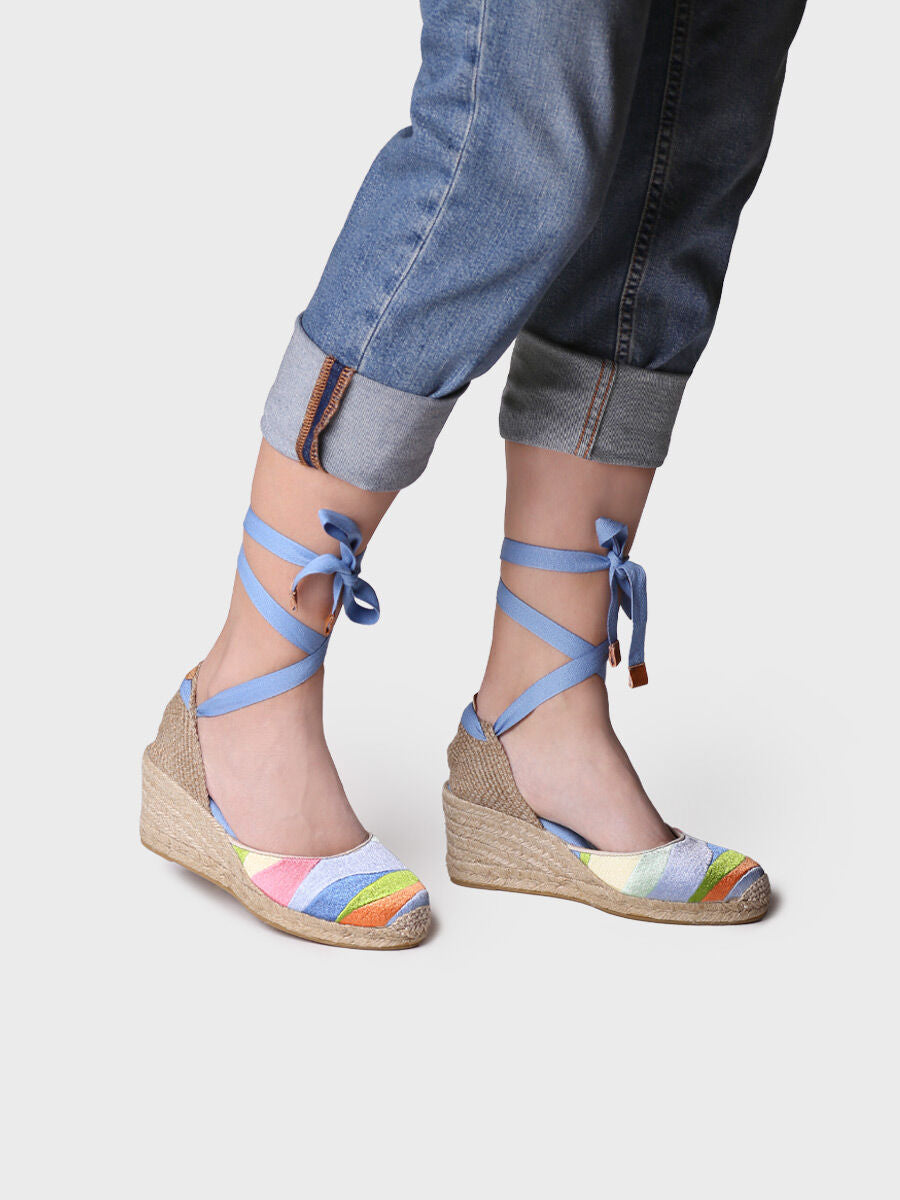 Women's multicoloured espadrilles - CASTELL