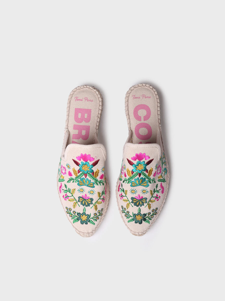 Women's embroidered espadrille - CULIP