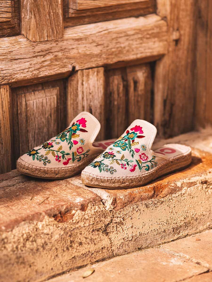 Women's embroidered espadrille - CULIP